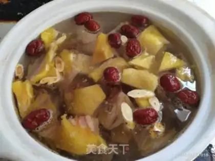 Make Red-treed yellow pig belly soup step 4