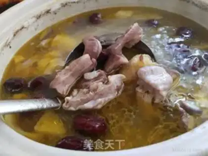 Make Red-treed yellow pig belly soup step 5