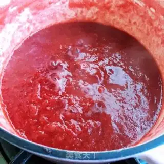 Make Homemade strawberry sauce step 9
