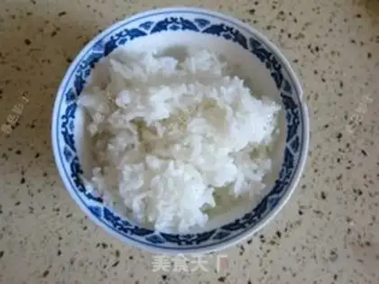 Make Rice cheese pizza step 1