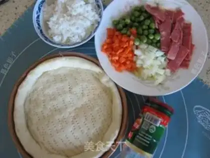 Make Rice cheese pizza step 5