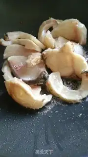 Make Steaked fish step 1
