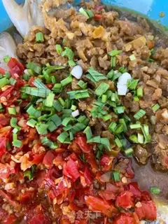 Make Double pepper steam fish step 8