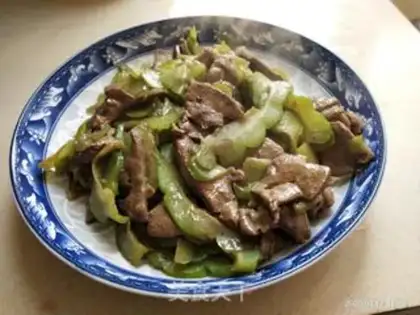 Make Piggy liver and bitter melon step 3