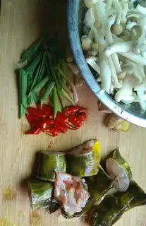 Make Cinnamon mushroom soup step 2