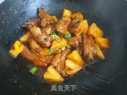 Make Sugar vinegar pineapple ribs step 12