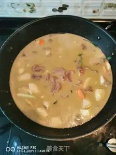 Make Blue curry beef potatoes step 15
