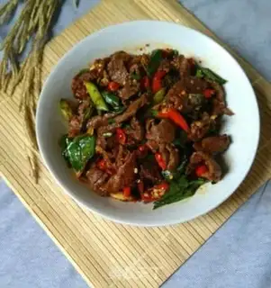 Make Spicy beef chips step 7