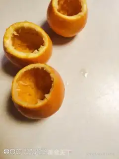 Make Orange steamed eggs step 0