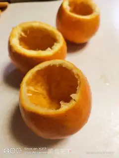 Make Orange steamed eggs step 1