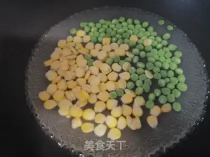 Make Pepsi corn shrimp step 1