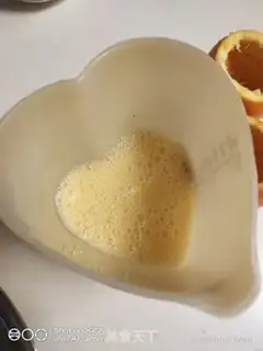 Make Orange steamed eggs step 2