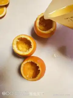 Make Orange steamed eggs step 3