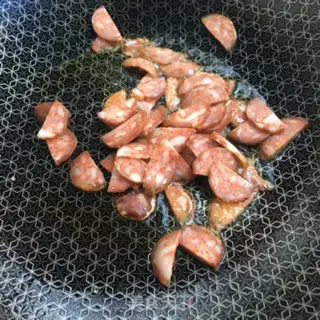 Make Weenie garlic and rice step 4