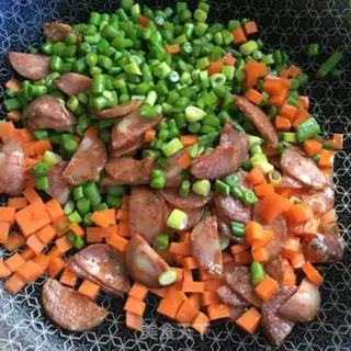 Make Weenie garlic and rice step 5