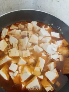 Make Spicy tofu step 4