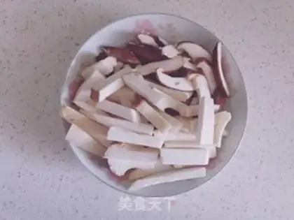 Make Red apricot mushroom step 0