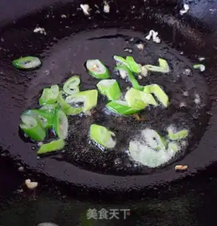 Make A fan green bean bud step 5