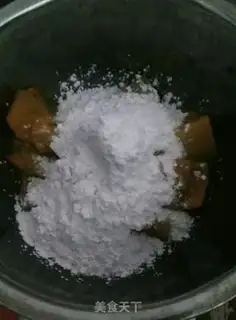 Make Black sesame pumpkin step 1