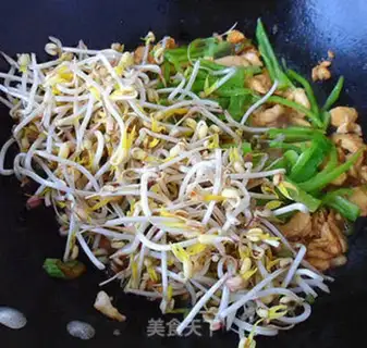 Make A fan green bean bud step 7