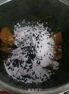 Make Black sesame pumpkin step 2