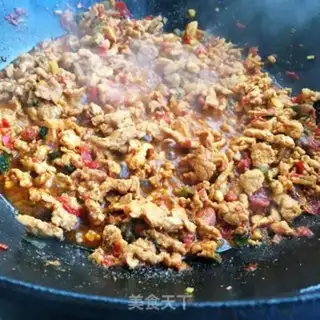 Make Chicken soup is spicy rice wire step 4