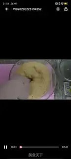 Make Pumpkin buns step 1