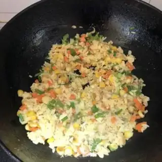 Make Cheese rice step 6