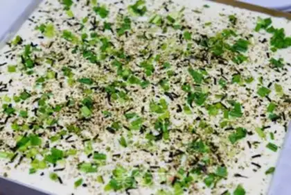 Make Onion moss cake step 10