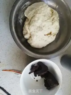 Make Bean sand buns step 1