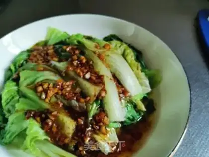 Make Pelican garlic lettuce step 6