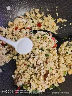 Make Shrimp rice step 6