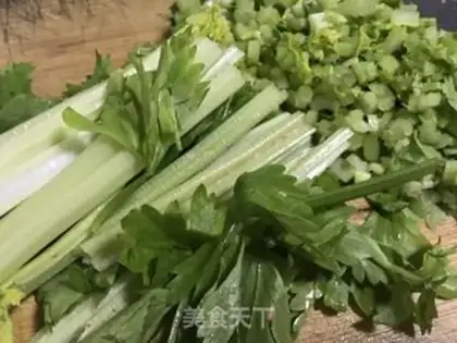 Make Pork celery steam step 0