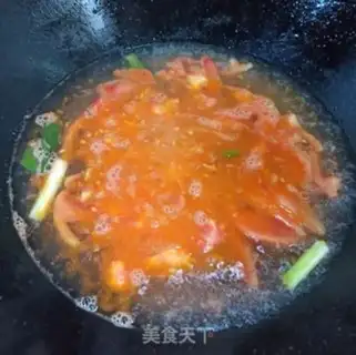 Make Tomato egg noodles step 3