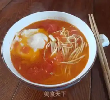 Make Tomato egg noodles step 8