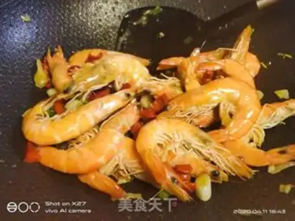 Make Red-fried prawn step 3