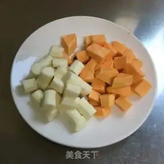 Make Potato meds, porridge step 1
