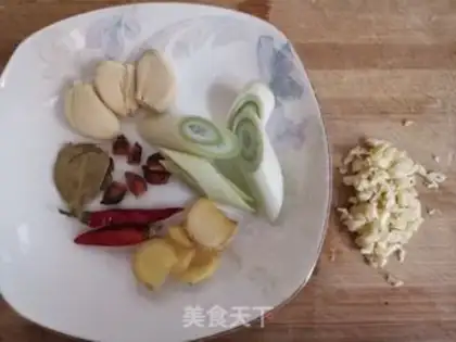 Make Five bouquets of bean noodles step 2