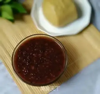 Make Red sugar and black rice congee step 4