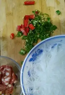 Make Sausage fried fans step 1