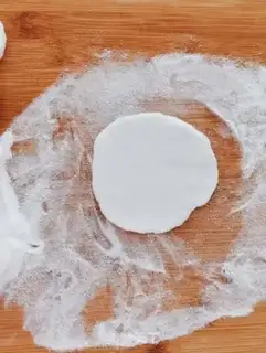 Make Mango cream and snow step 5