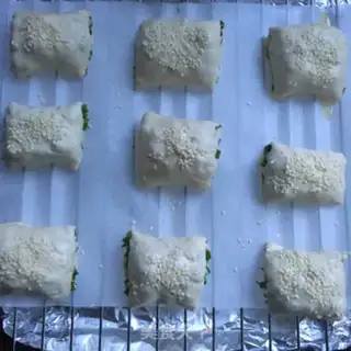 Make Baked sesame onion rolls step 6
