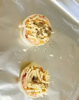 Make Bacon egg rolls step 5