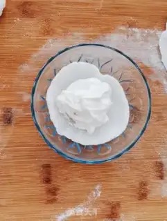 Make Mango cream and snow step 8