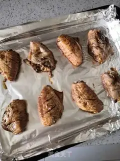 Make Honey-cooked chicken wings step 7