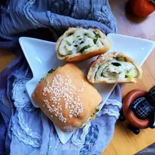 Make Baked sesame onion rolls step 11