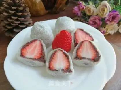 Make Strawberry Dafu step 8