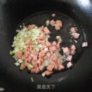 Make Ham sausage and cabbage step 1