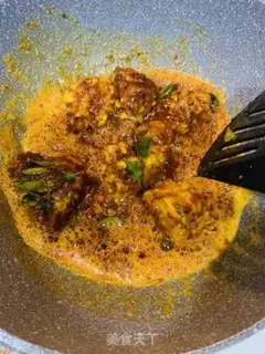 Make Salted egg ribs step 9