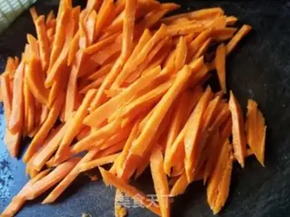 Make Celery carrots and beans step 1